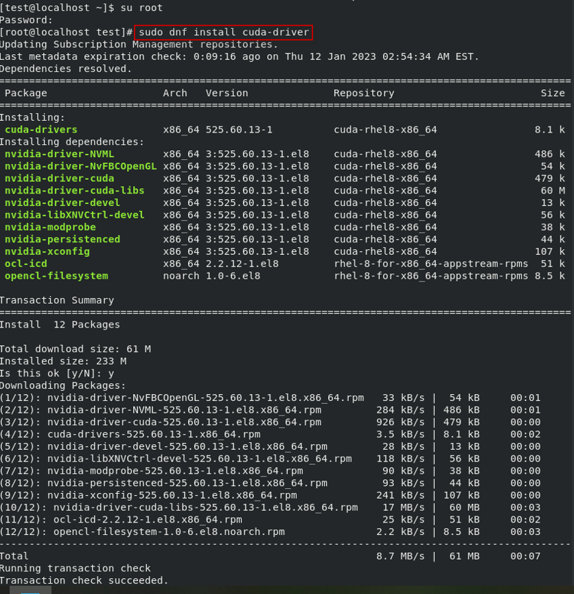 通过 Nvidia官方 驱动程序存储库来安装Red Hat Enterprise Linux 8 NVIDIA显卡驱动