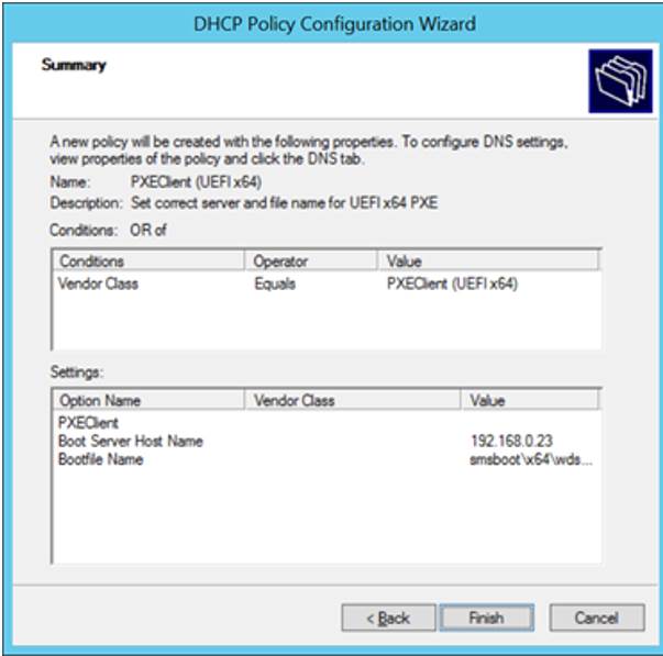 Enable BIOS and UEFI Boot for PXE in DHCP