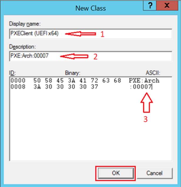 Enable BIOS and UEFI Boot for PXE in DHCP